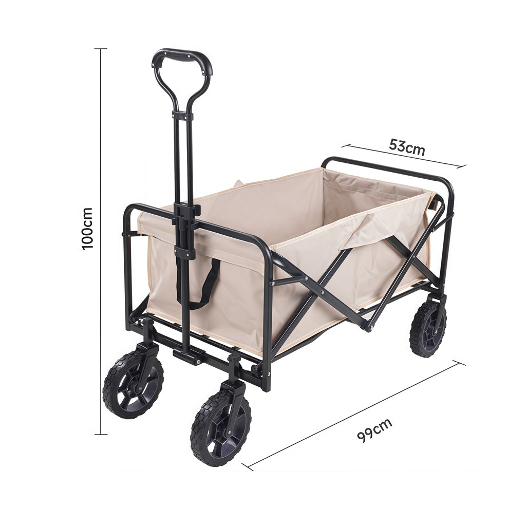 Folding Camping Wagon | Heavy Duty Outdoor Utility Cart