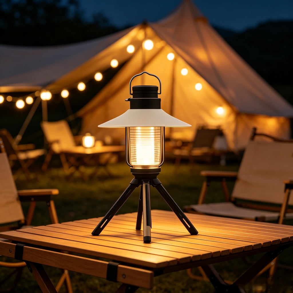 Portable LED Camping Lantern | 3-in-1 Rechargeable Outdoor Light