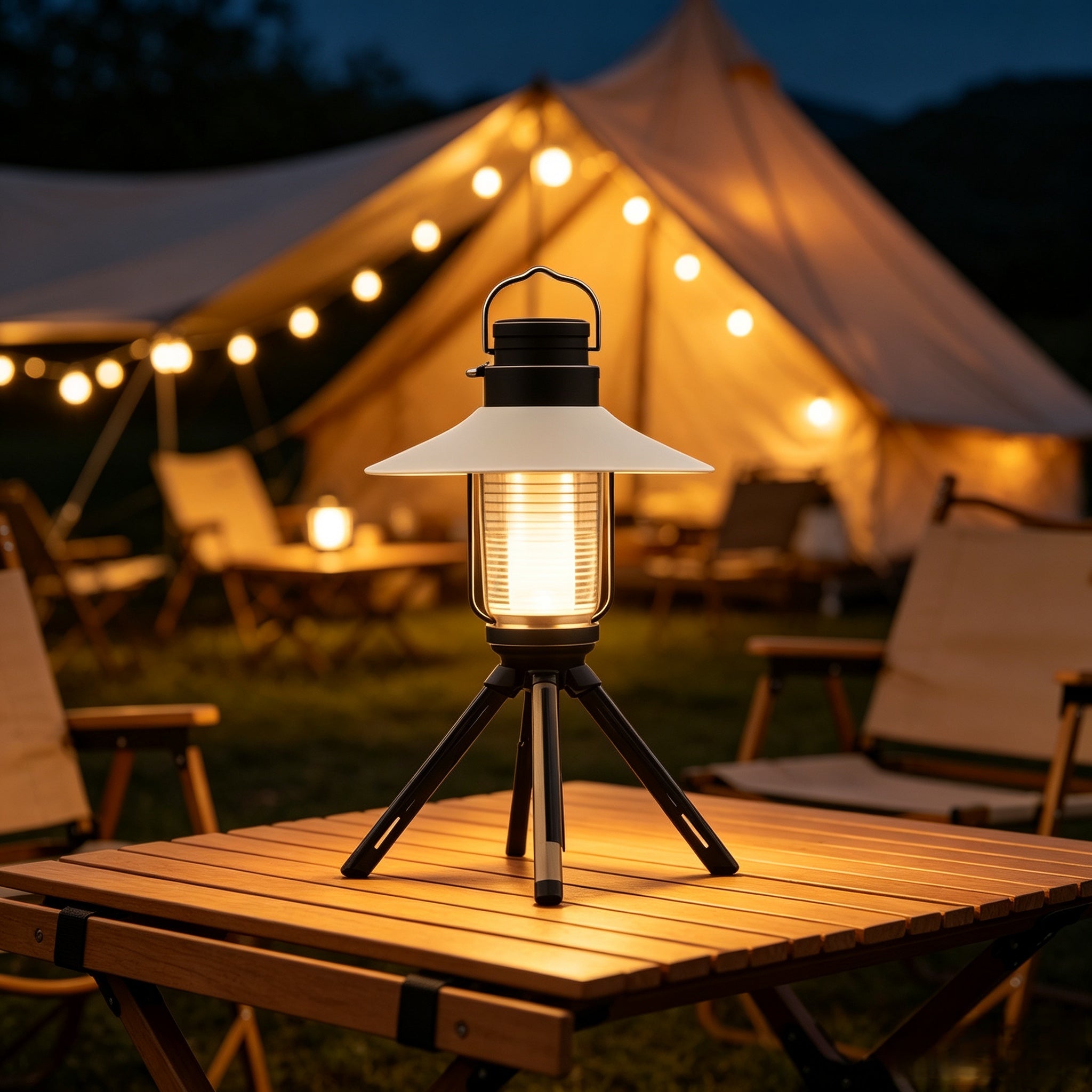 Portable LED Camping Lantern | 3-in-1 Rechargeable Outdoor Light